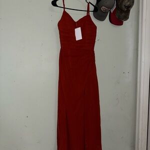 Elegant Red Evening Dress